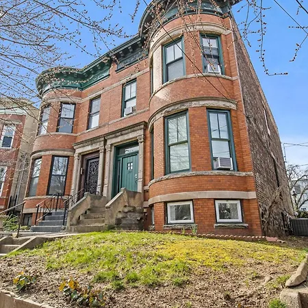 Beautiful Green-Door Brownstone